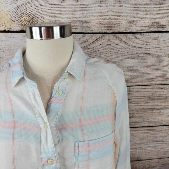 Urban Outfitters BDG‎ Pastel Button Down Top Small - Picture 2 of 7